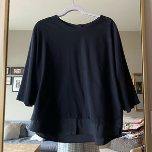 LULULEMON - Women’s Black oversized Work Top - Large